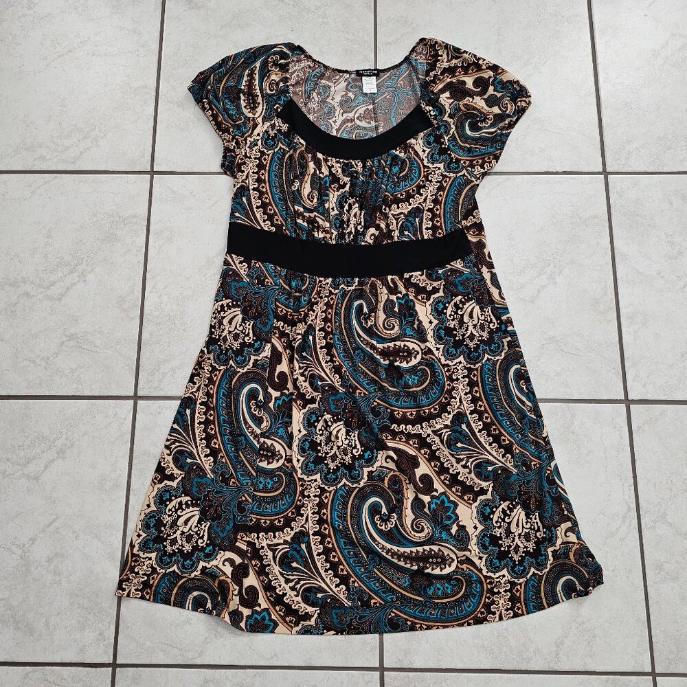 LIKE NEW Size 2X Perseption Women Patterned Dress
